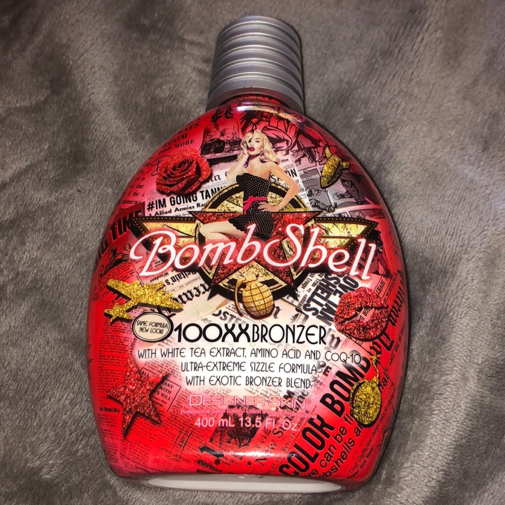 Bombshell tanning lotion tingle